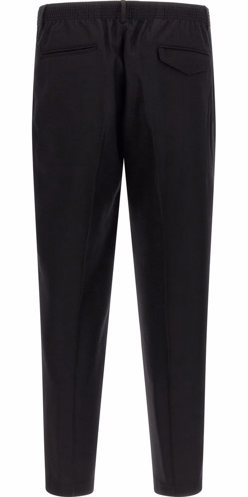 CELLAR DOOR Black Virgin Wool Pants
