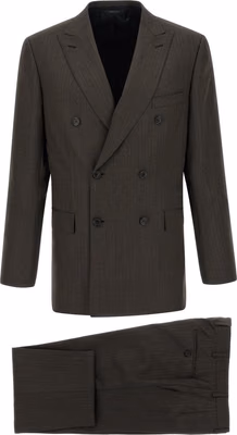 Brown Wool Two-Piece Suit