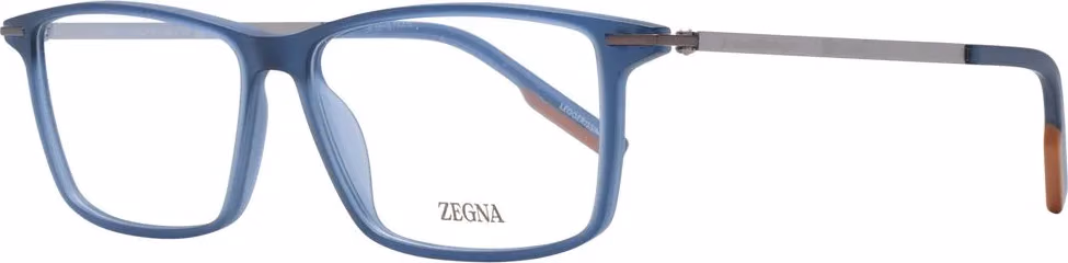 Ermenegildo Zegna Blue Plastic Glasses (Frames)