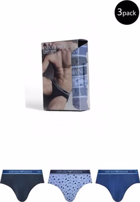 Blue Cotton Briefs