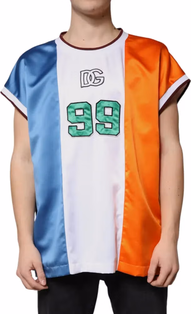 Dolce & Gabbana Multicolor Jersey Tank Sleeveless T-shirt