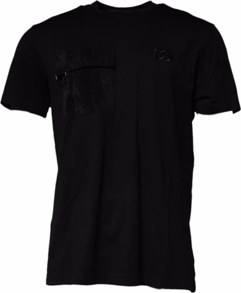 Dolce & Gabbana Black Crew Neck Short Sleeve T-shirt