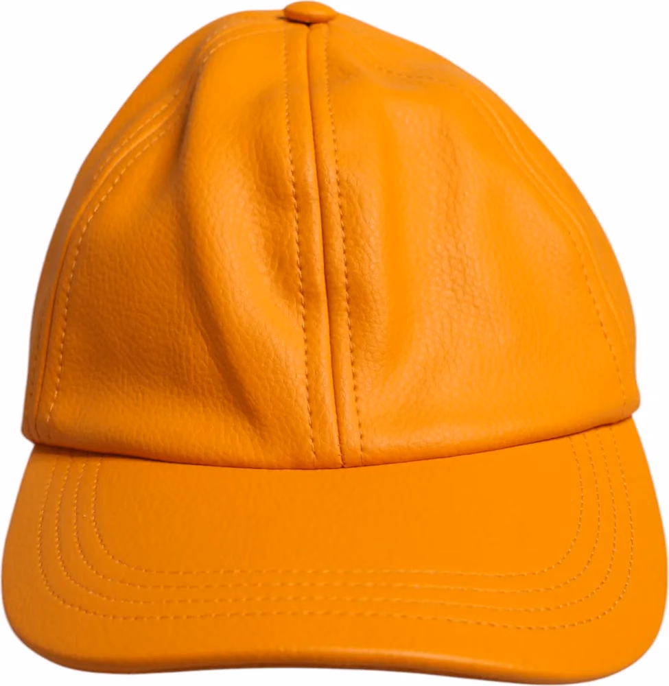 Dolce & Gabbana Orange Cotton 6 Panels Baseball Cap