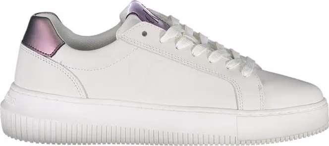Calvin Klein Bianco Leather Women Sneaker