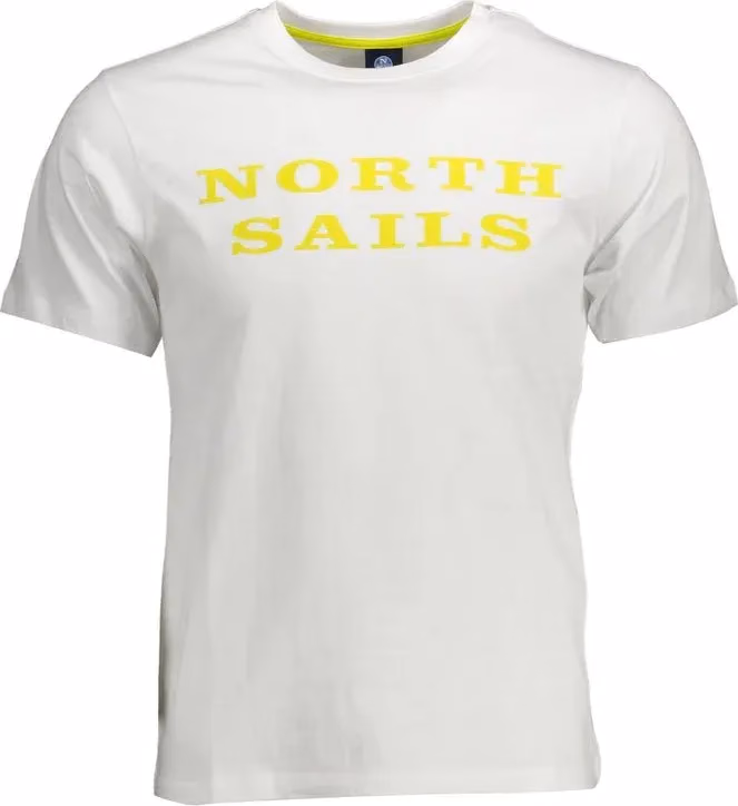 North Sails Bianco Cotton Men T-Shirt