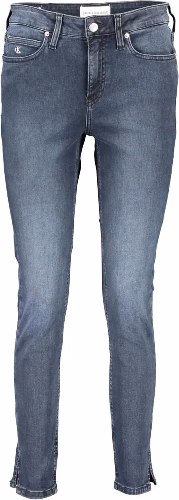 Calvin Klein Blu Cotton Women Skinny Jean