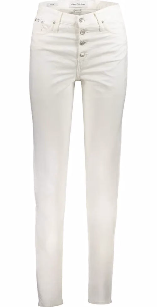 Calvin Klein White Cotton Women's Jean