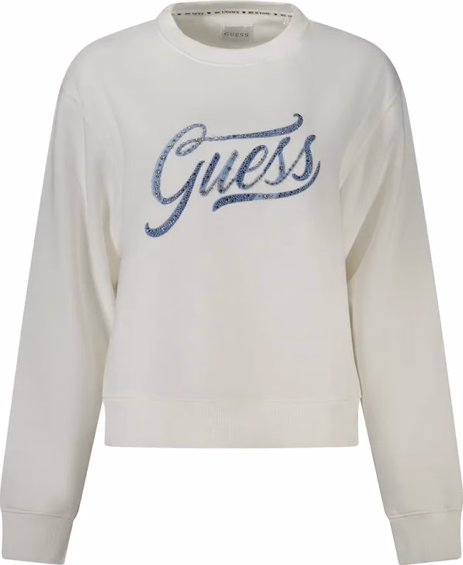 Guess Jeans White Cotton Women Sweater