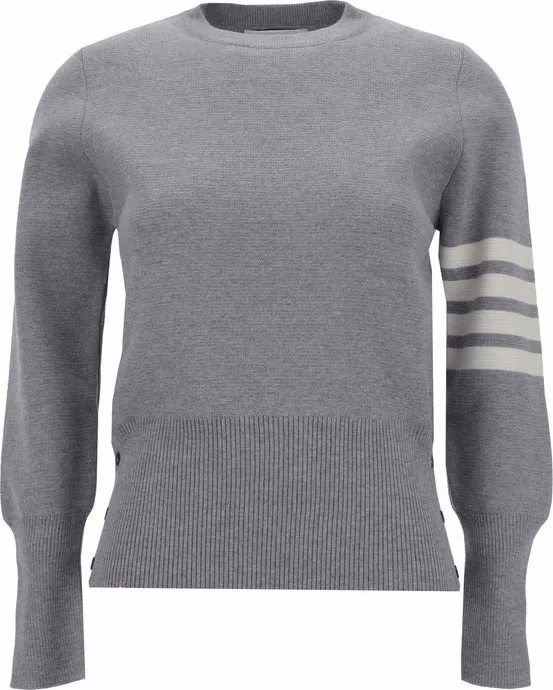 Thom Browne Gray Wool Oves Aries Sweatshirt