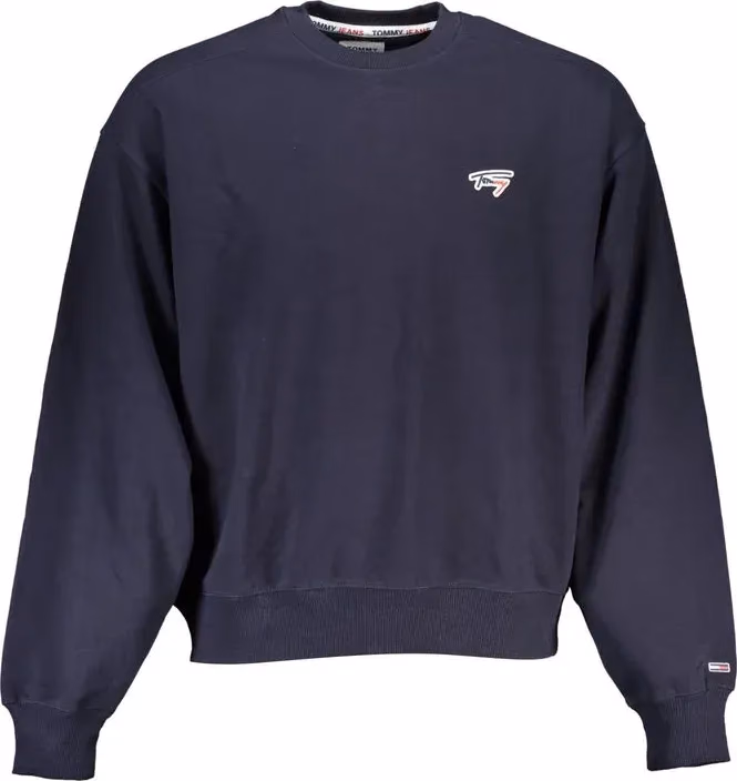 Tommy Hilfiger Blue Cotton Men Sweatshirt