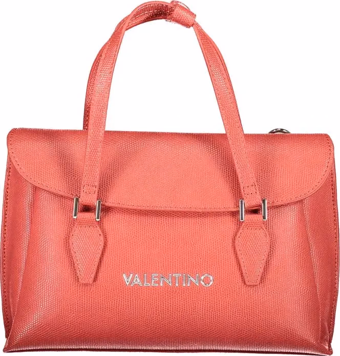Mario Valentino Rosso Poliuretano Donna Bag With Handles and Shoulder Strap