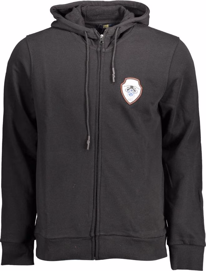 Cavalli Class Black Cotton Men's Hoodie