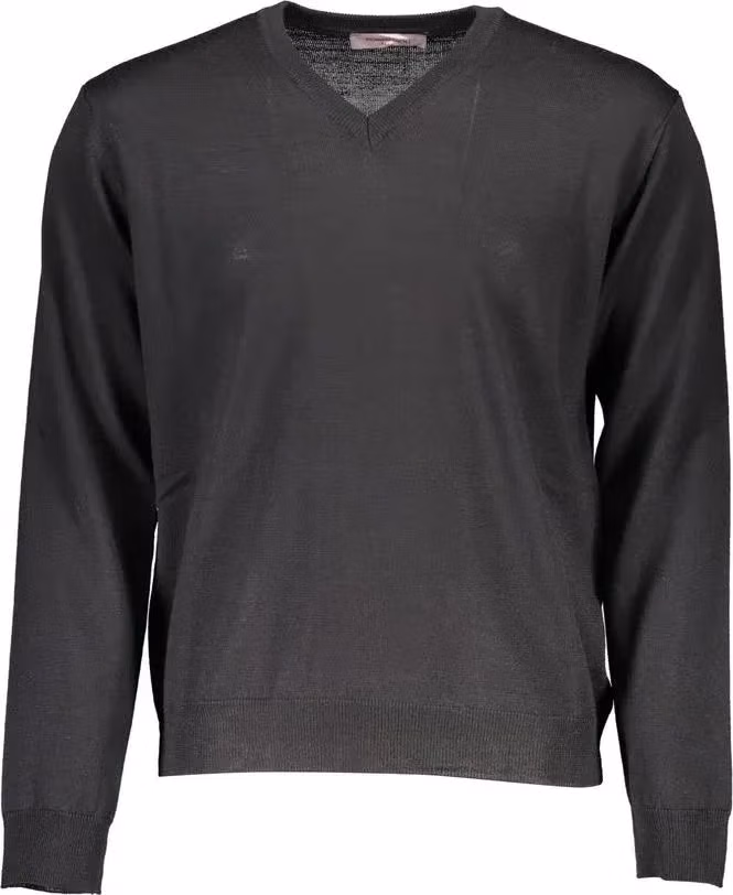 Romeo Gigli Black Lana Men Sweater