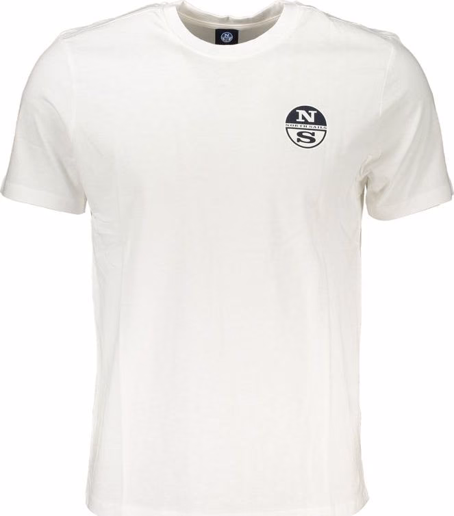 North Sails Bianco Cotton Men T-Shirt