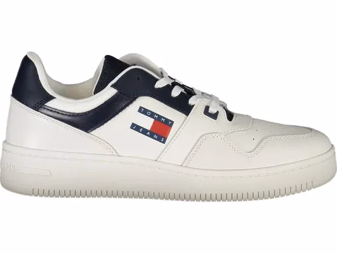 Tommy Hilfiger Blu Leather Men Sneaker