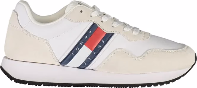 Tommy Hilfiger Bianco Leather Men Sneaker