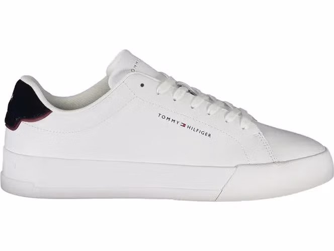 Tommy Hilfiger Bianco Polyurethane Men Sneaker