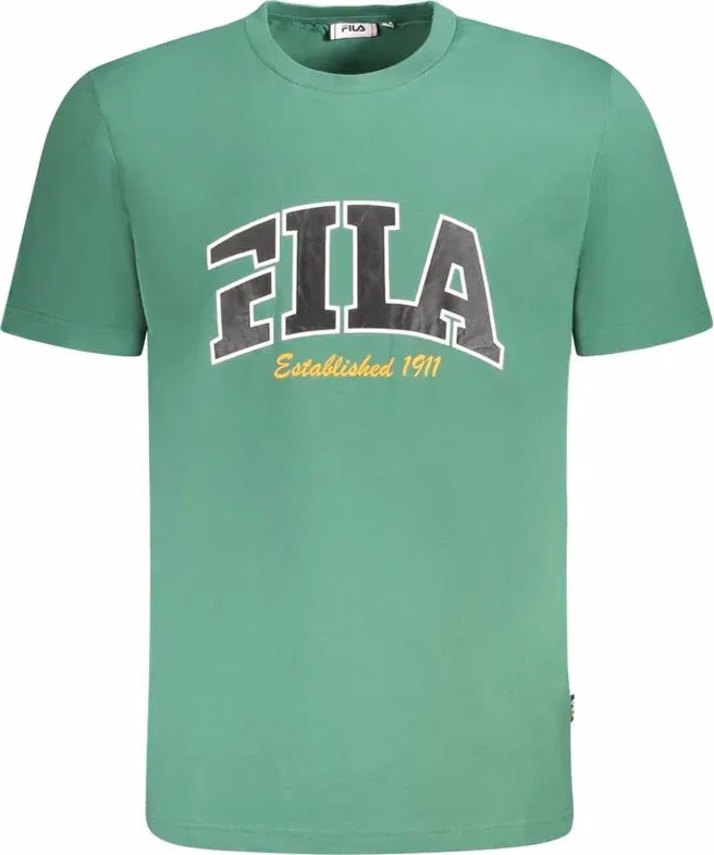 Fila Verde Cotton Men T-Shirt
