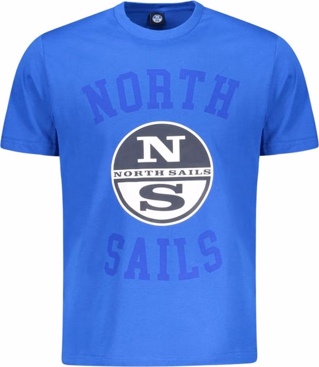North Sails Blue Cotton Men's T-Shirt