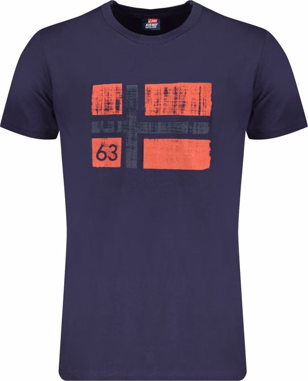 Norway 1963 Blue Cotton Men's T-Shirt