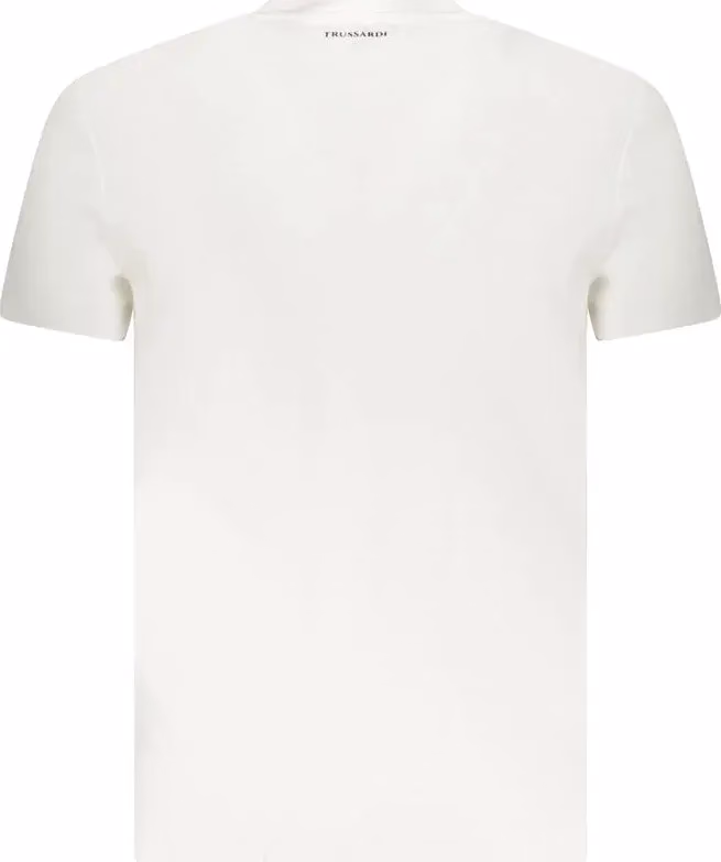 Trussardi Bianco Cotton Men's T-Shirt