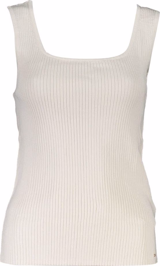 Tommy Hilfiger Bianco Modal Women Tank Top