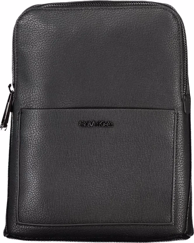 Calvin Klein Black Polyurethane Men's Shoulder Bag