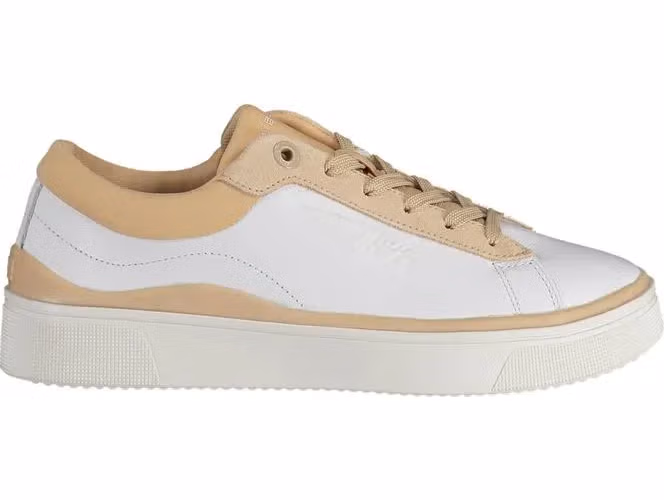 Tommy Hilfiger Bianco Polyester Women Sneaker