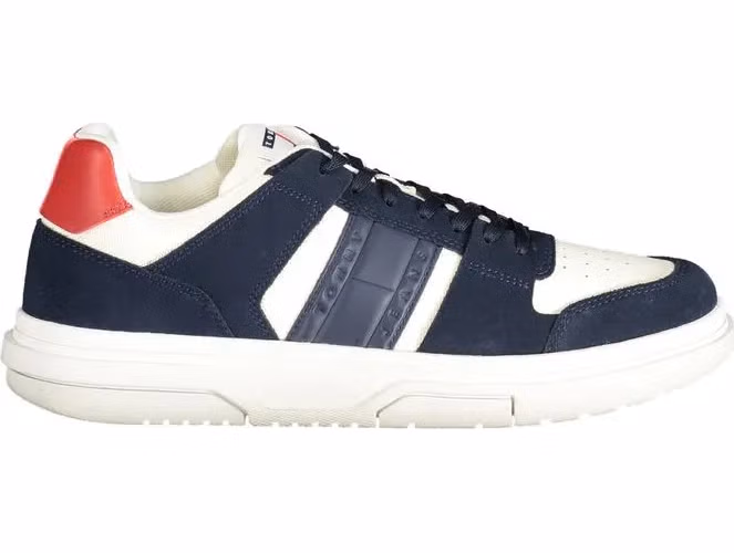 Tommy Hilfiger Blue Leather Men Sneaker
