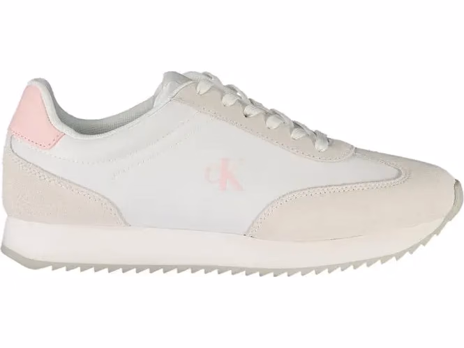 Calvin Klein Bianco Leather Woman Sneaker