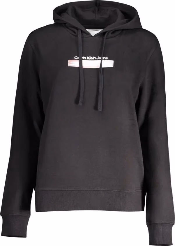 Calvin Klein Black Cotton Women's Sweatshirt
