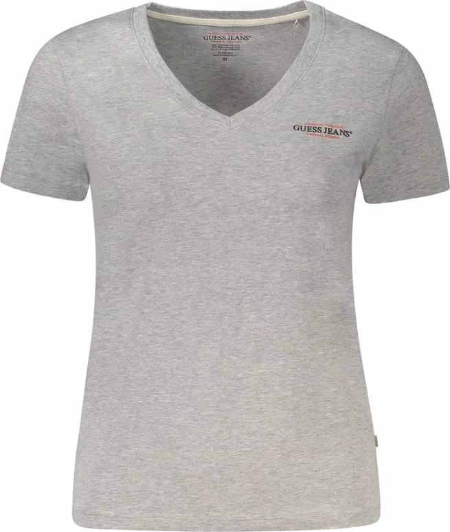 Guess Jeans Grigio Cotton Women T-Shirt