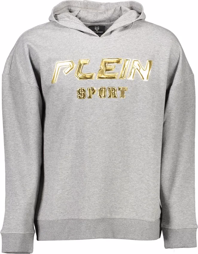 Plein Sport Grigio Cotton Men's Sweatshirt