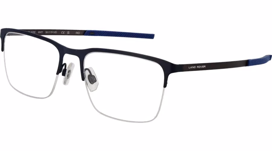 Land Rover Blue Stainless Steel Glasses (Frames)