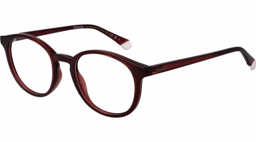 Polaroid Burgundy Polyamide Glasses (Frames)