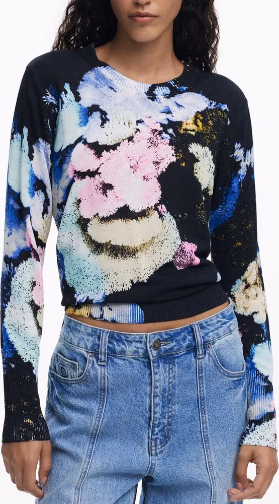 Desigual Nero Viscosa Women Jersey