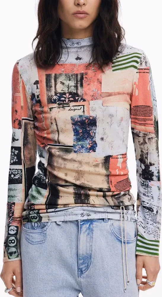 Desigual Rosa Viscosa Women's Jersey