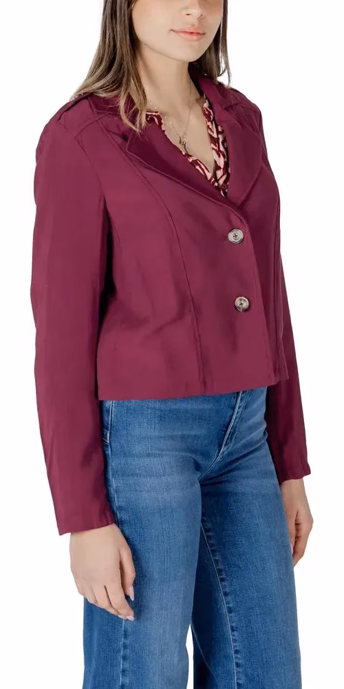 Street One Purple Viscose Coat