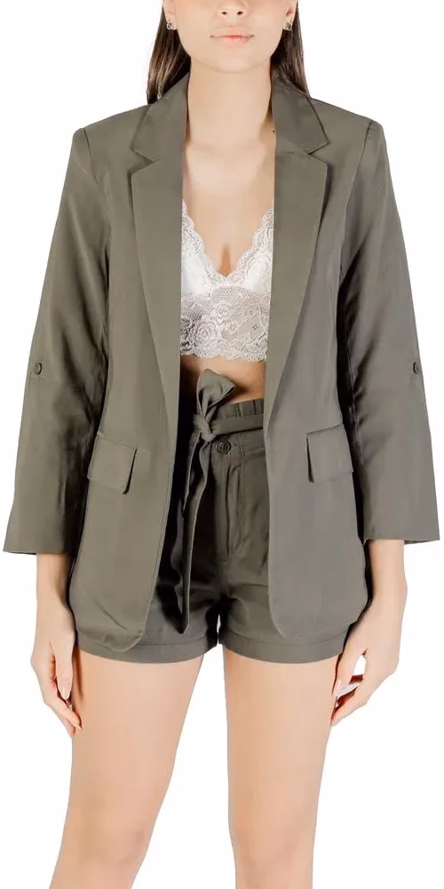 Only Green Viscose Blazer