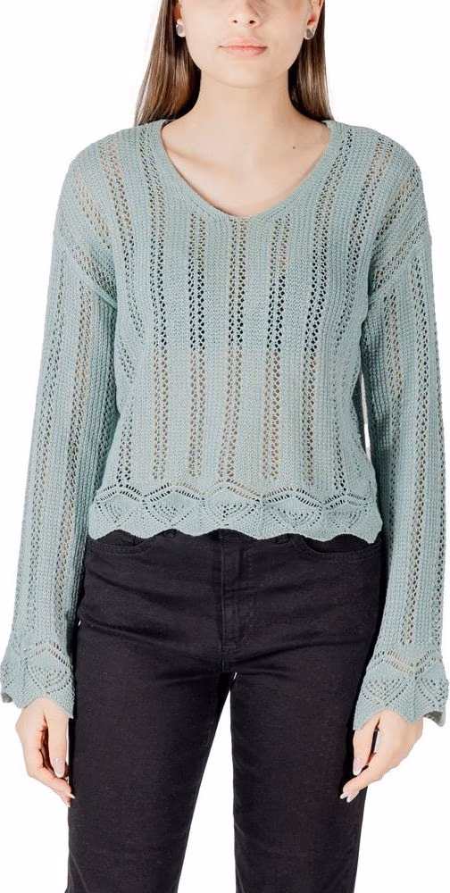 Only Turquoise Recycled Cotton Sweatshirt