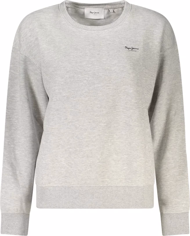 Pepe Jeans Grigio Cotton Women Sweatshirt