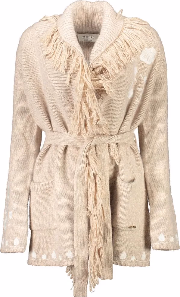Blugirl Beige Polyamide Women Cardigan
