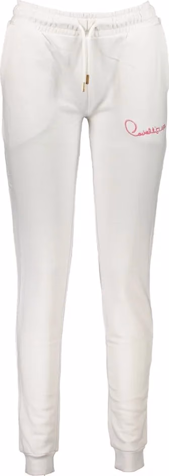 Cavalli Class White Cotton Women's Sweatpant
