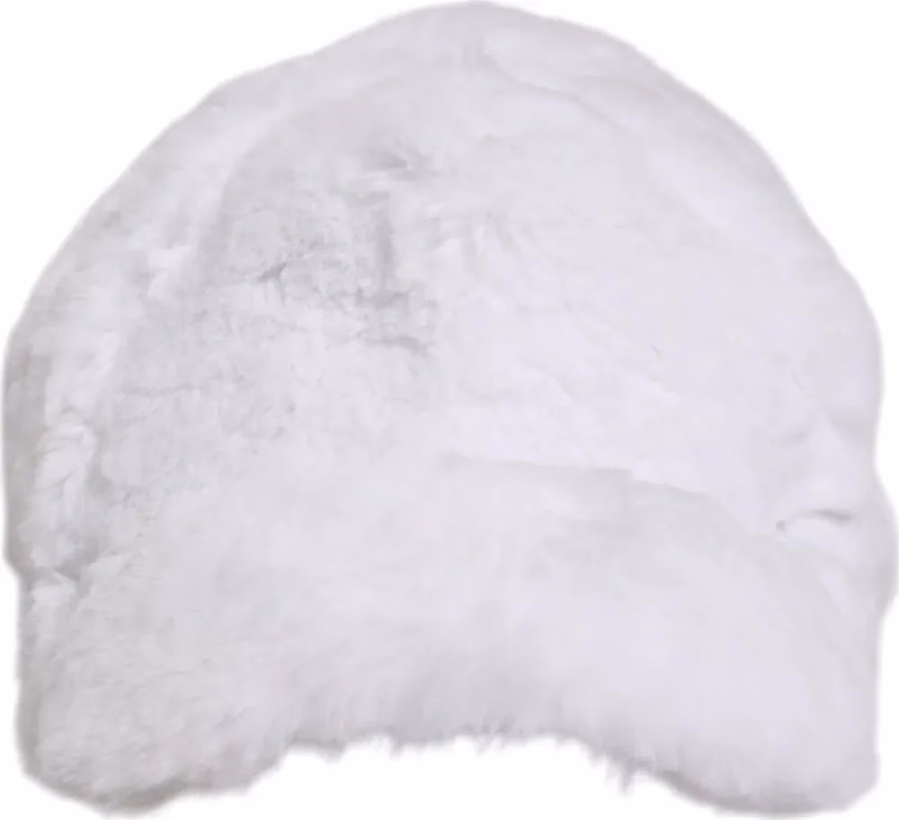 Dolce & Gabbana White Modacrylic Rapper Men Baseball Capello Hat