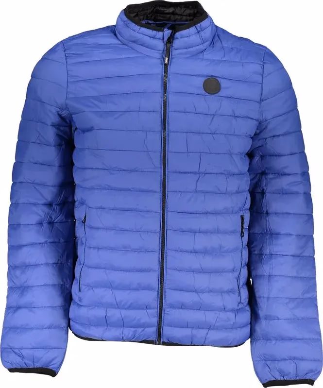 Gianmarco Venturi Blu Poliammide Men's Jacket