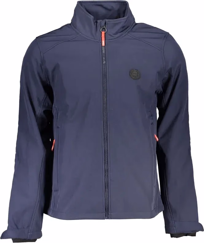 Gianmarco Venturi Blu Polyester Men's Jacket