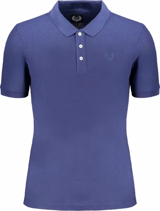 Gianmarco Venturi Blue Cotton Men's Polo Shirt