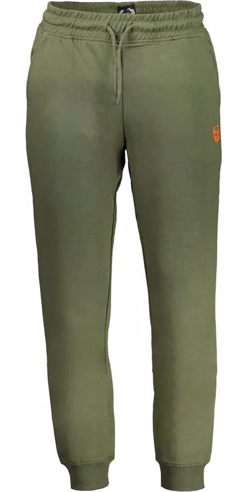 Gianmarco Venturi Verde Cotton Men's Tracksuit Pants