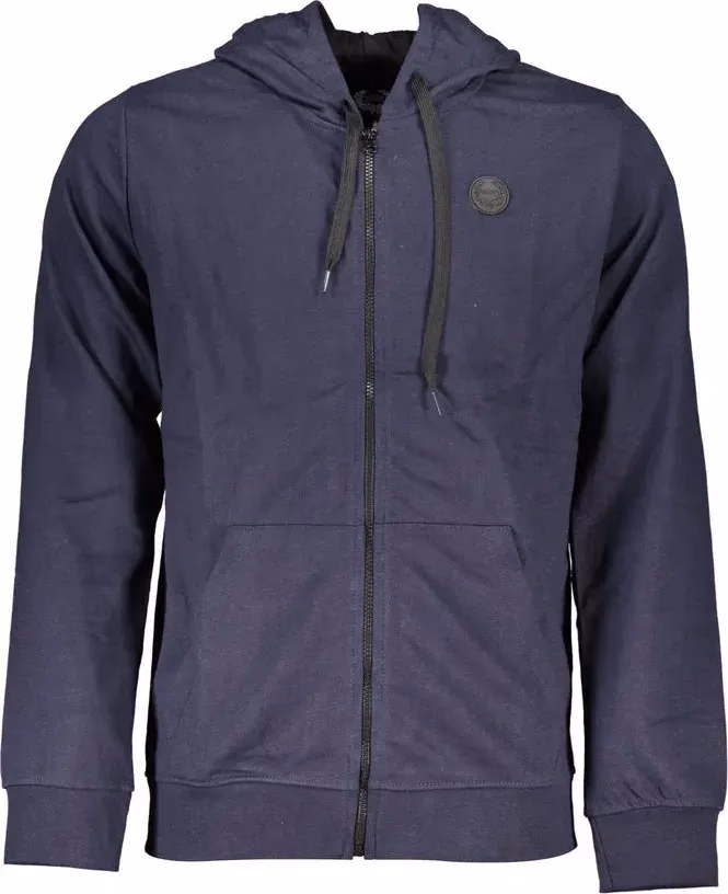 Gianmarco Venturi Blue Cotton Men's Hoodie