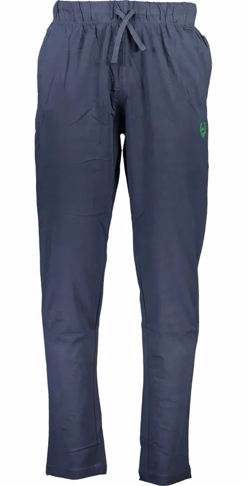 Gianmarco Venturi Blue Cotton Men's Track Pant